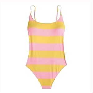 J. Crew Playa Newport Super Scoopback One Piece Swimsuit